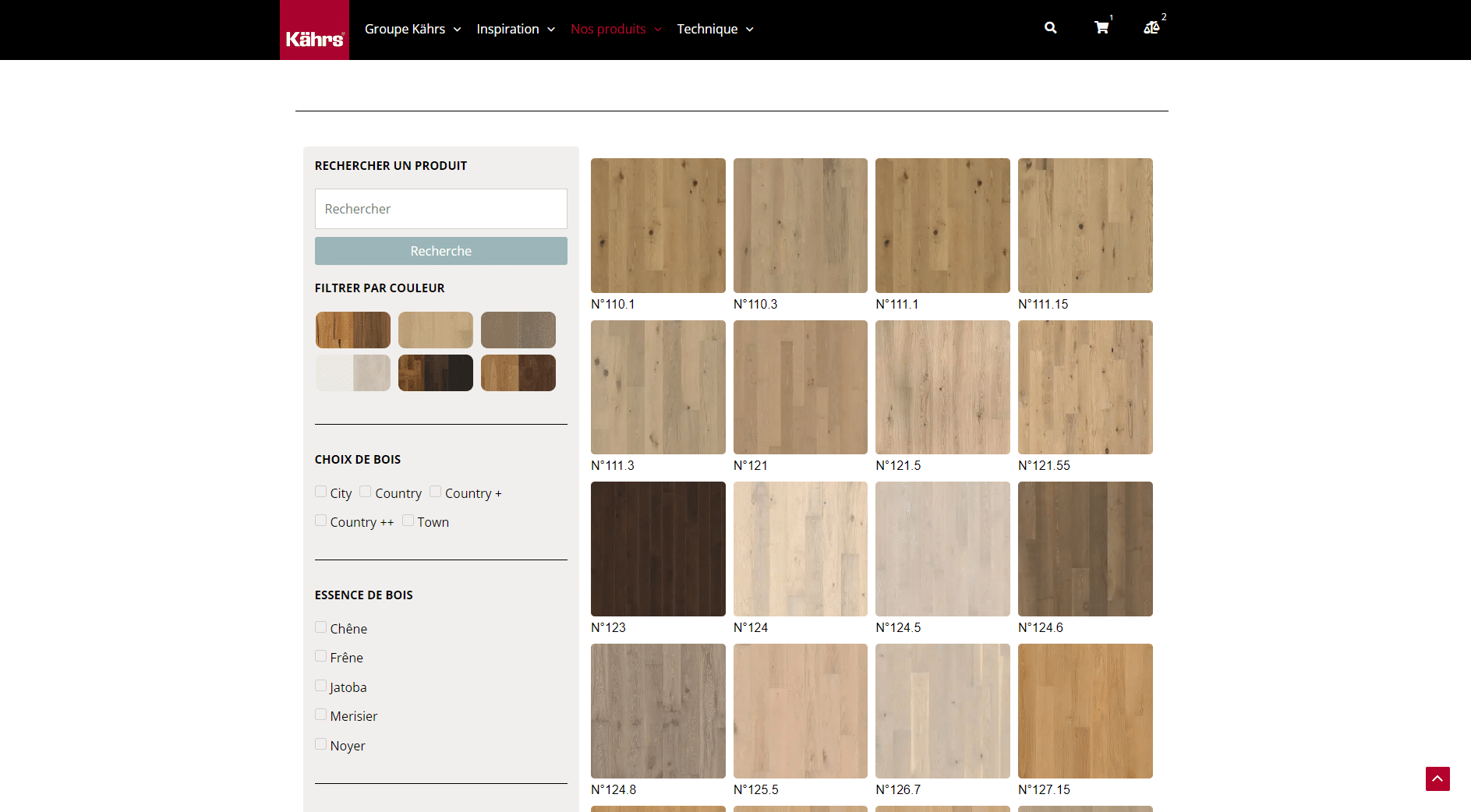 Webdesign site internet Kahrs detail