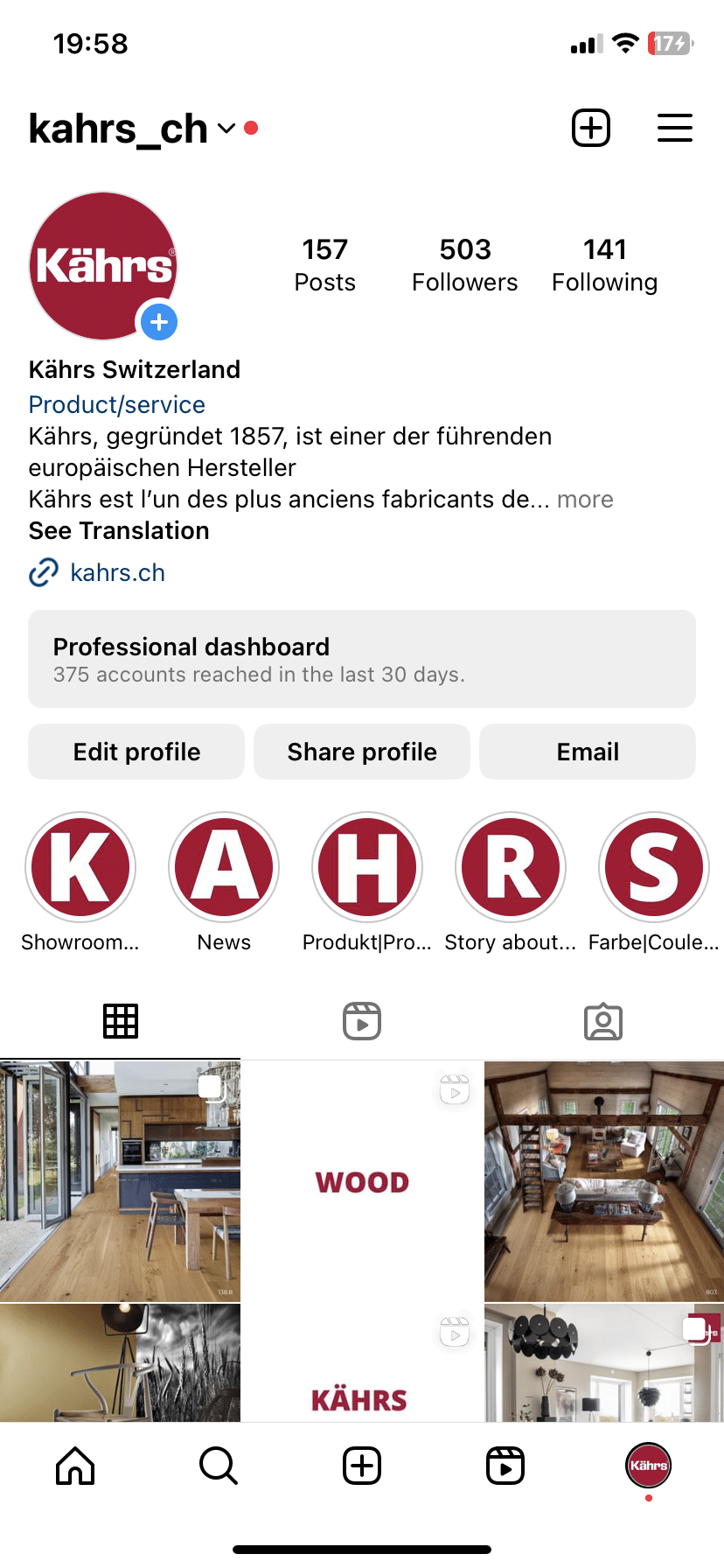 Kahrs Instagram