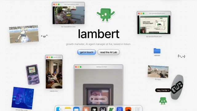 The homepage of this site, a retro-Mac desktop
